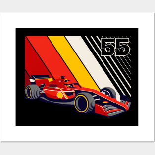 Formula Race Car 55 Posters and Art